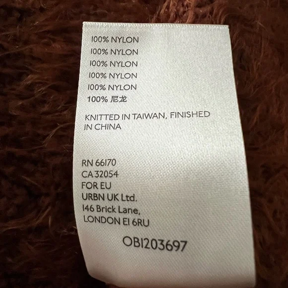 EUC — Free People Plush Knit Sweater, Chocolate Brown - Picture 6 of 9